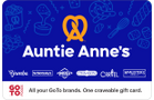 Auntie Anne's gift card