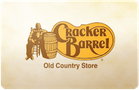 Cracker Barrel Physical gift card
