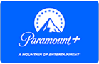 Paramount+ gift card