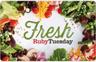 Ruby Tuesday gift card